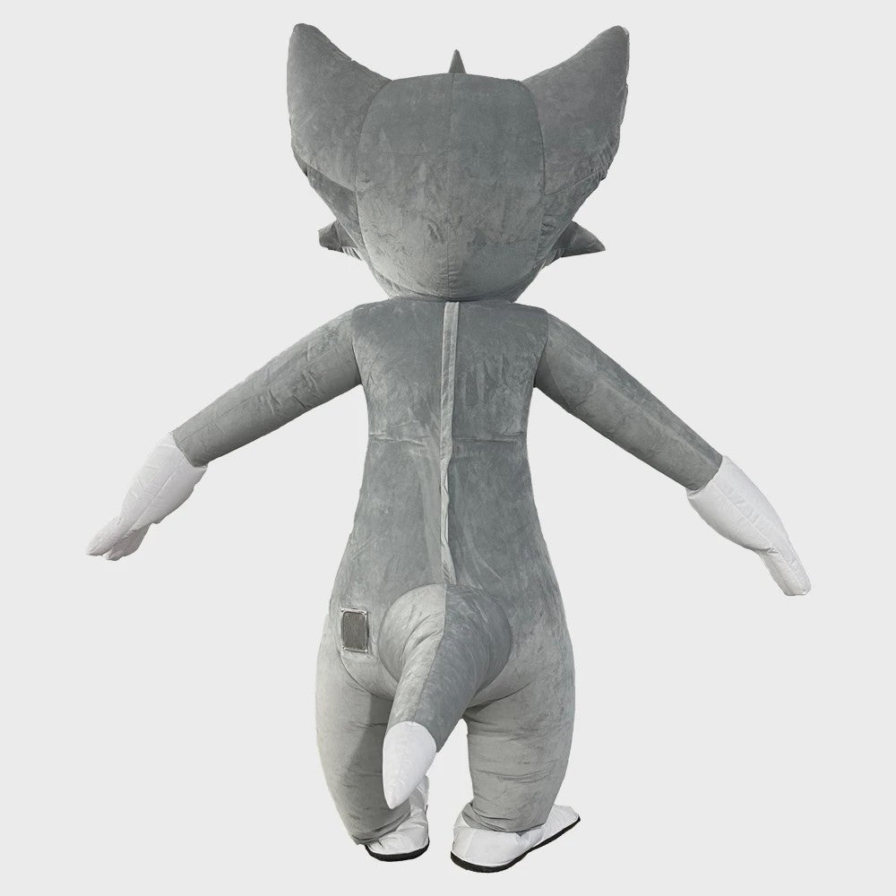 Opblaasbaar Mascot Kostuum Set: Ezel, Muis, Kat & Vos - Feest, Halloween, Cosplay