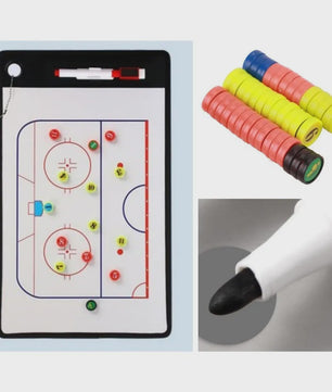Magnetisch IJshockey Tactiekbord - Complete Coach Set voor Training & Wedstrijd
