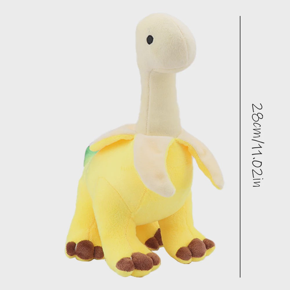 Knuffel Brontosaurus Banaan - Zachte Pluche Speelgoed voor Kinderen