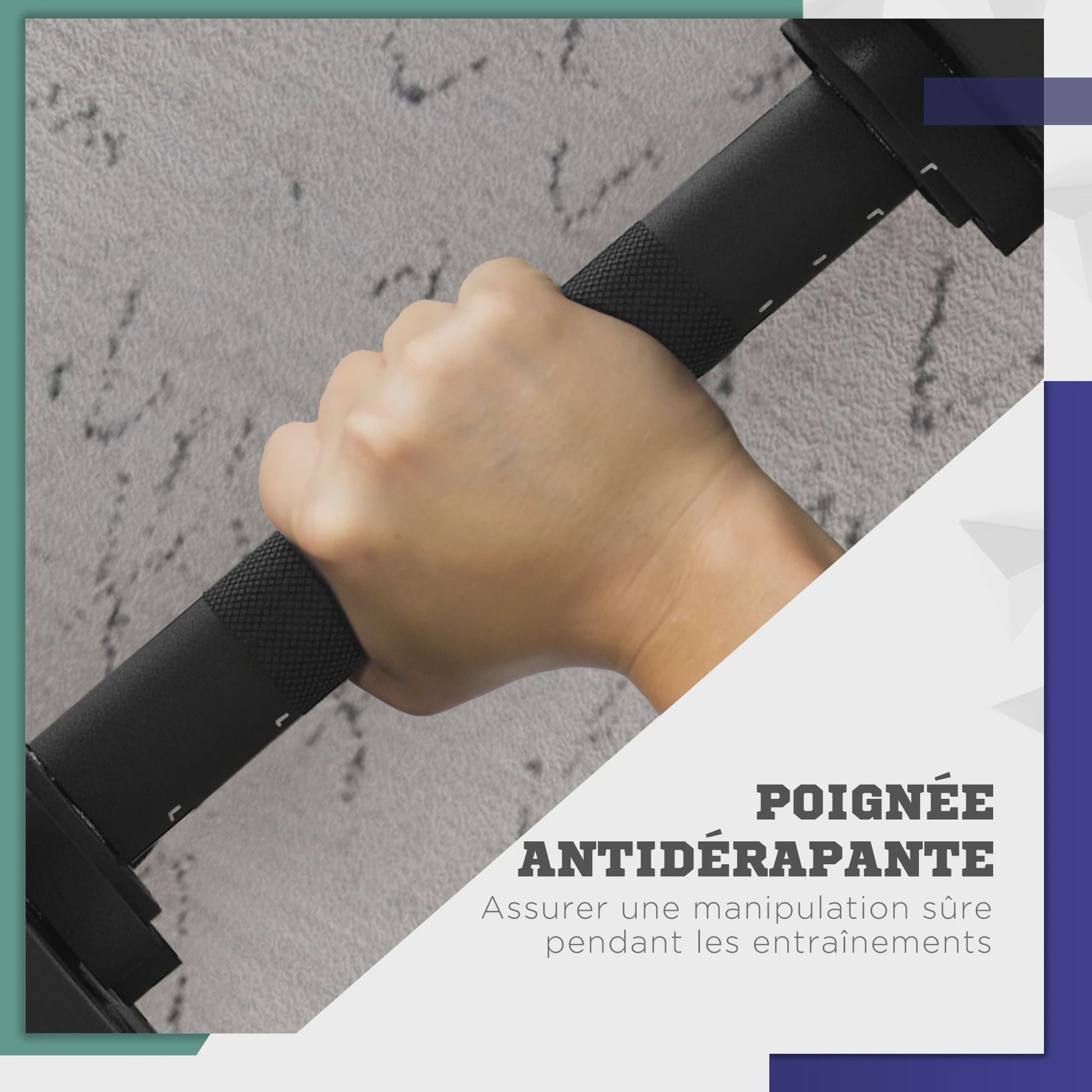 Verstelbare Dumbbells Set 15KG met Antislip Handvatten