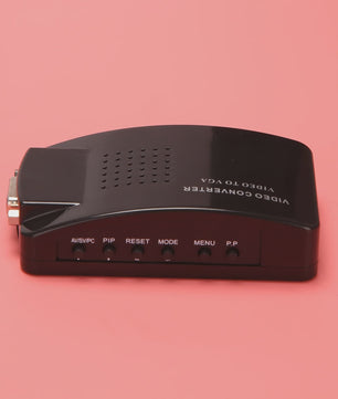 AV naar VGA Converter met RCA & S-Video ingang - Beeldconversie Switch Box