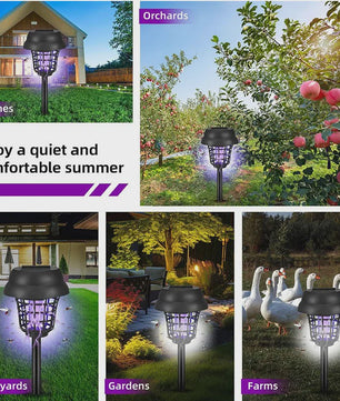 Solar Muggenvanger & Tuinlamp - Waterdicht, Automatisch & Decoratief