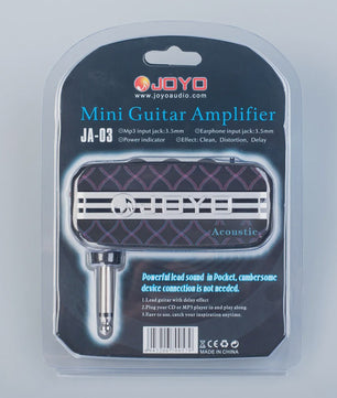JOYO JA-03 Mini Bass Gitaarversterker - Draagbare Hoofdtelefoon Amp met 6 Geluidseffecten