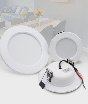 Set van 10 LED Downlighters Wit 5W-18W Rond Plafondlamp DC 12V/24V AC 110V/220V