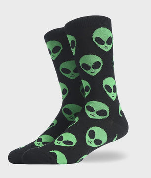 Grappige Herensokken met Unieke Prints: Alien, Food, Burger, Pizza & Meer - Katoen
