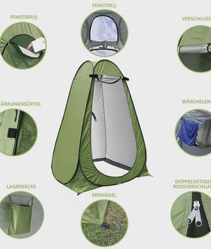 Pop-up Outdoor Tent - Waterdicht, UV-Beschermend & Draagbaar - Ideaal voor Camping & Vakantie