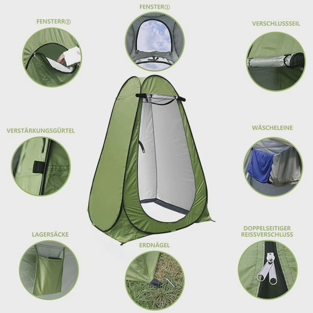 Pop-up Outdoor Tent - Waterdicht, UV-Beschermend & Draagbaar - Ideaal voor Camping & Vakantie
