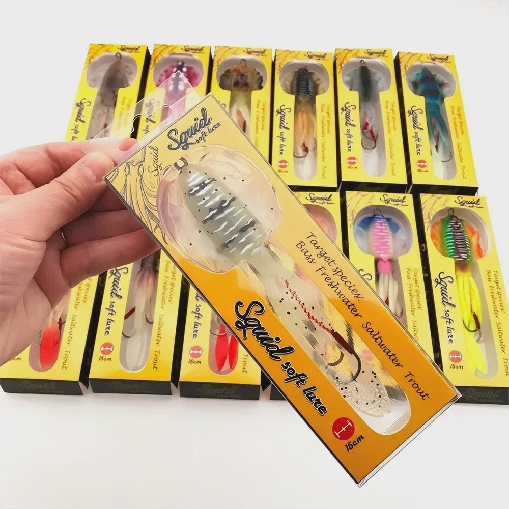 Zachte Inktvis Kunstaas 60g Luminous UV - Diepzee Vissen Trolling Lure