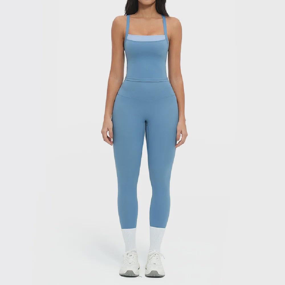 Dames Yogaset: Seamless Sport BH & Hoge Taille Legging