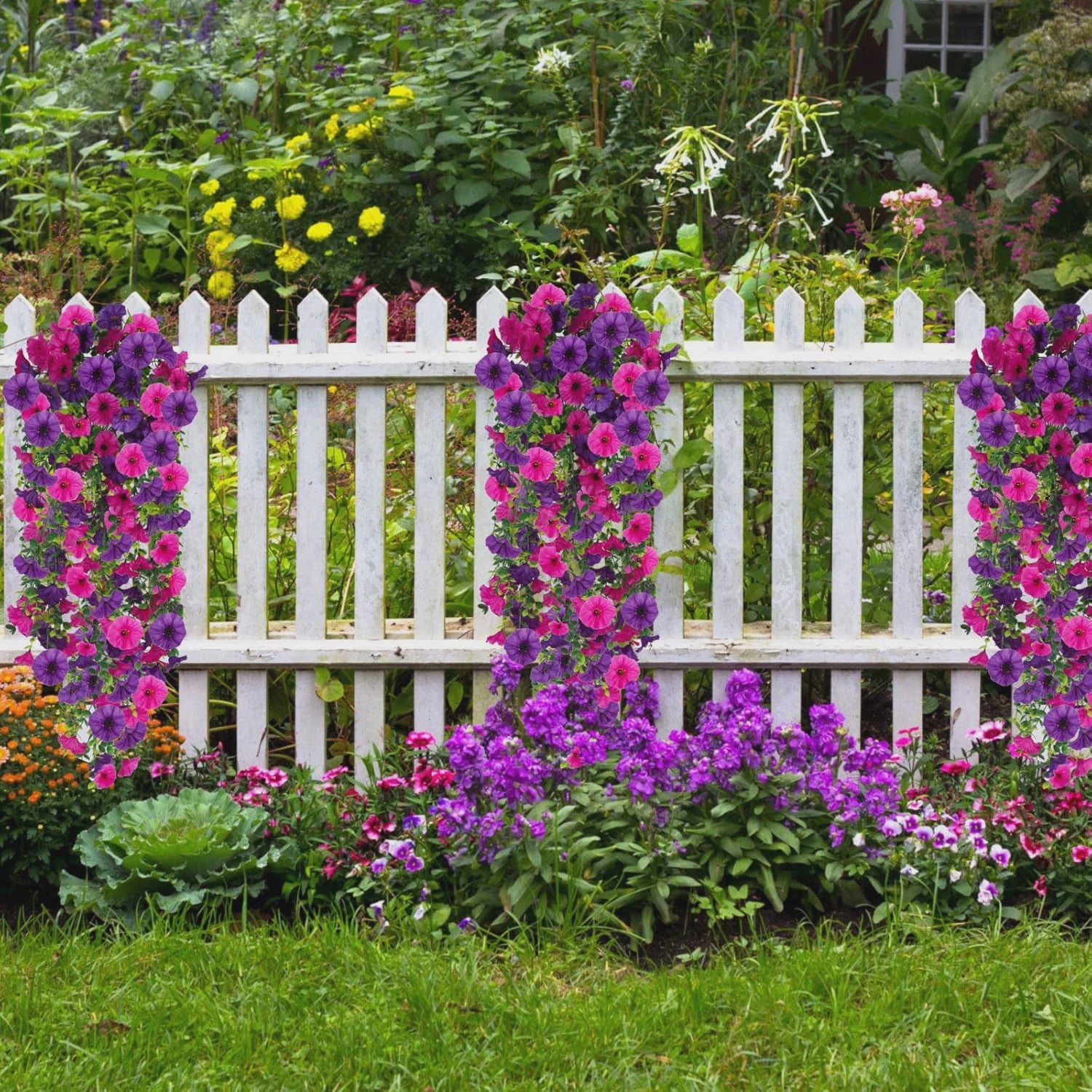 Hangende Kunstbloemen Slanke Winde (Ochtendgloren) - Decoratie voor Huis, Tuin & Feesten