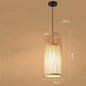 Rotan Hanglamp van Handgemaakt Bamboe – Natuurlijke Plafondlamp met E27 Fitting – Boho & Japandi Design – Voor Woonkamer, Eetkamer & Slaapkamer