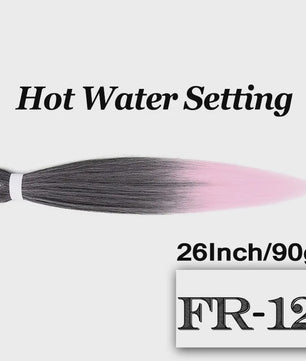Pre-stretched Braiding Hair 26 Inch - Synthetische Haarverlengingen voor Crochet Braids in Kleuren