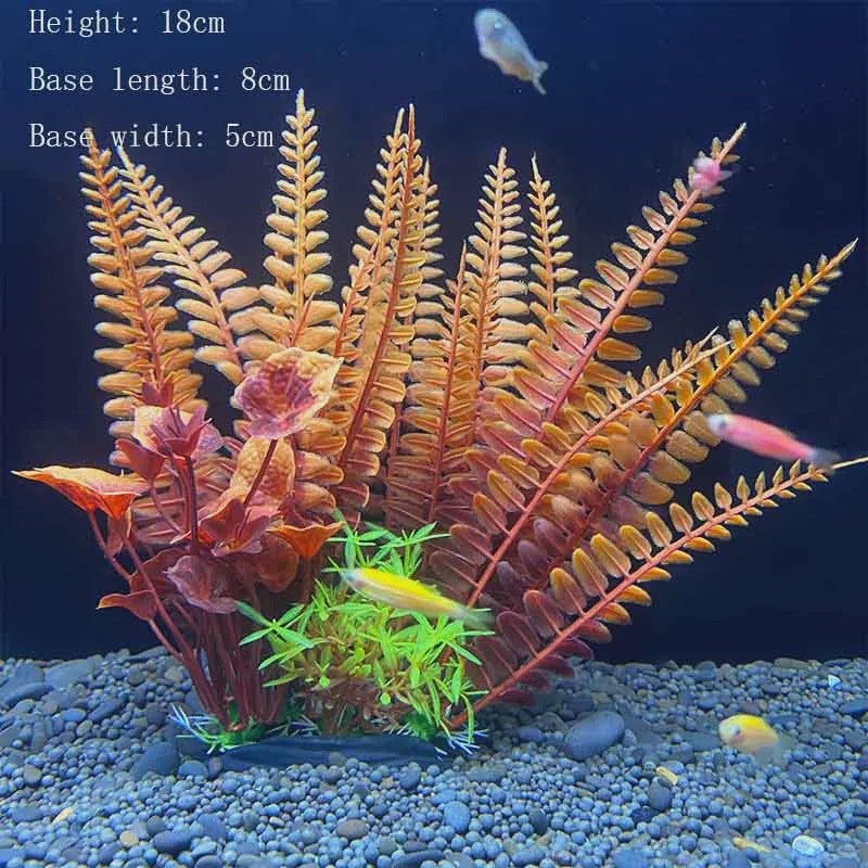 Kunstplanten Aquarium Set - Levendige Decoratie voor Vissenkom en Waterplanten