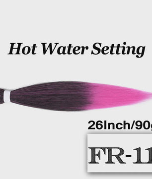 Pre-stretched Braiding Hair 26 Inch - Synthetische Haarverlengingen voor Crochet Braids in Kleuren