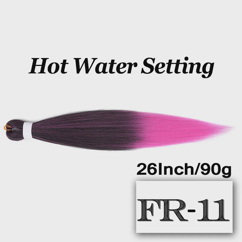 Pre-stretched Braiding Hair 26 Inch - Synthetische Haarverlengingen voor Crochet Braids in Kleuren