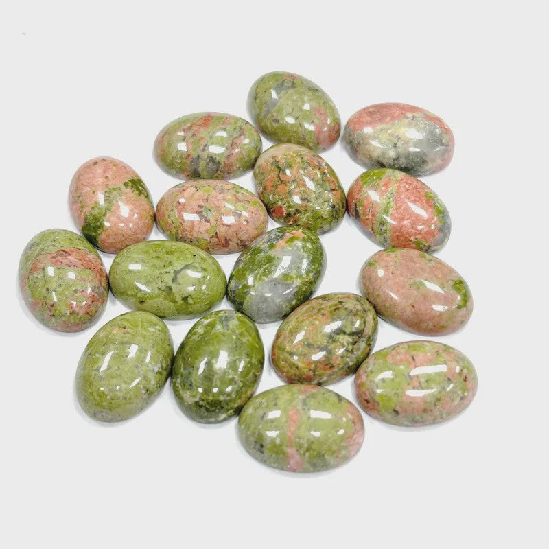 10x Kristal Cabochons Ovaal 13x18mm - Natuurlijke Helende Stenen voor Sieraden Maken