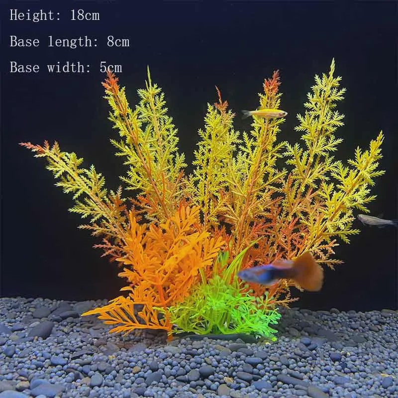 Kunstplanten Aquarium Set - Levendige Decoratie voor Vissenkom en Waterplanten