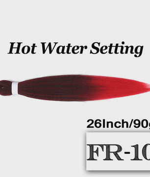 Pre-stretched Braiding Hair 26 Inch - Synthetische Haarverlengingen voor Crochet Braids in Kleuren