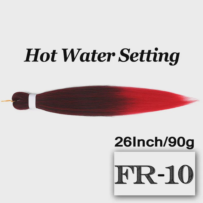 Pre-stretched Braiding Hair 26 Inch - Synthetische Haarverlengingen voor Crochet Braids in Kleuren