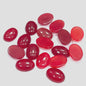 10x Kristal Cabochons Ovaal 13x18mm - Natuurlijke Helende Stenen voor Sieraden Maken