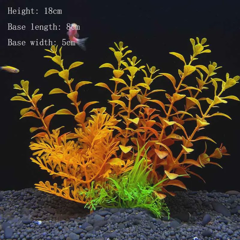 Kunstplanten Aquarium Set - Levendige Decoratie voor Vissenkom en Waterplanten