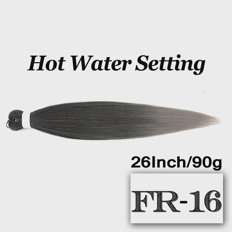 Pre-stretched Braiding Hair 26 Inch - Synthetische Haarverlengingen voor Crochet Braids in Kleuren