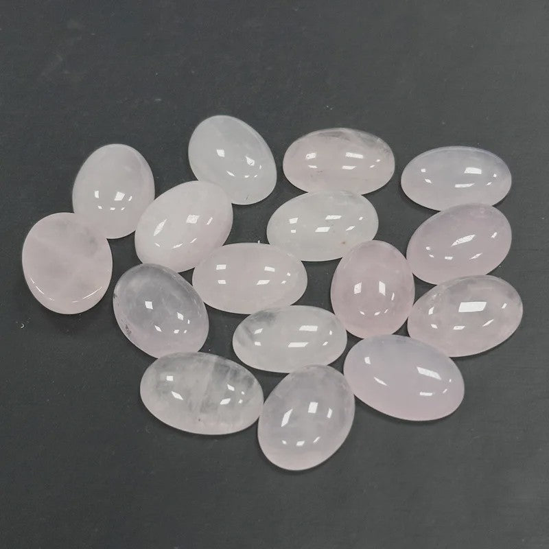10x Kristal Cabochons Ovaal 13x18mm - Natuurlijke Helende Stenen voor Sieraden Maken