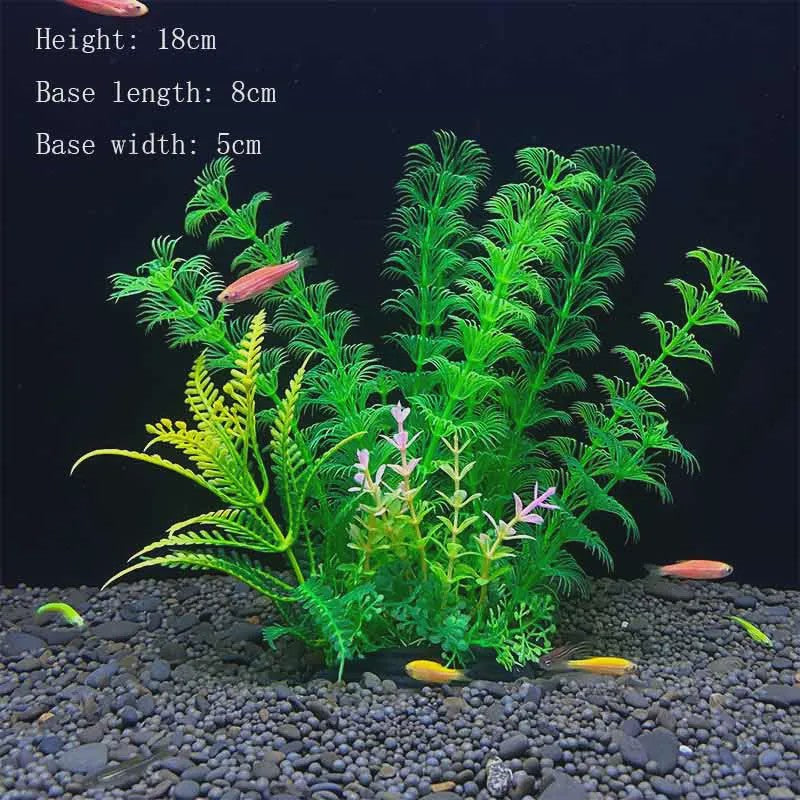 Kunstplanten Aquarium Set - Levendige Decoratie voor Vissenkom en Waterplanten