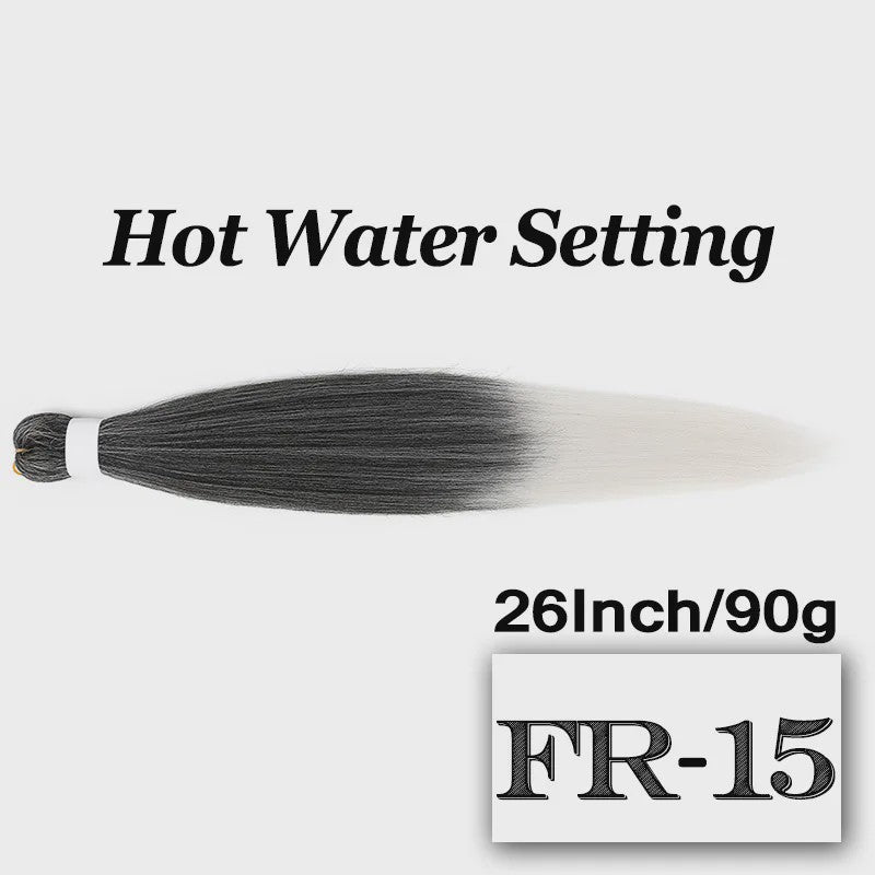 Pre-stretched Braiding Hair 26 Inch - Synthetische Haarverlengingen voor Crochet Braids in Kleuren