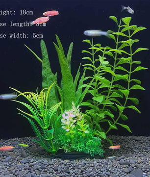 Kunstplanten Aquarium Set - Levendige Decoratie voor Vissenkom en Waterplanten