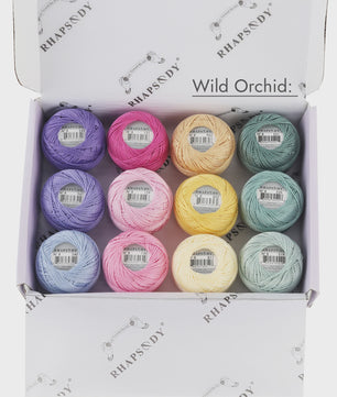 Rhapsody Pearl Cotton Garen Set - Maat 8 - 12 Bollen voor Haken, Borduren & Knutselen