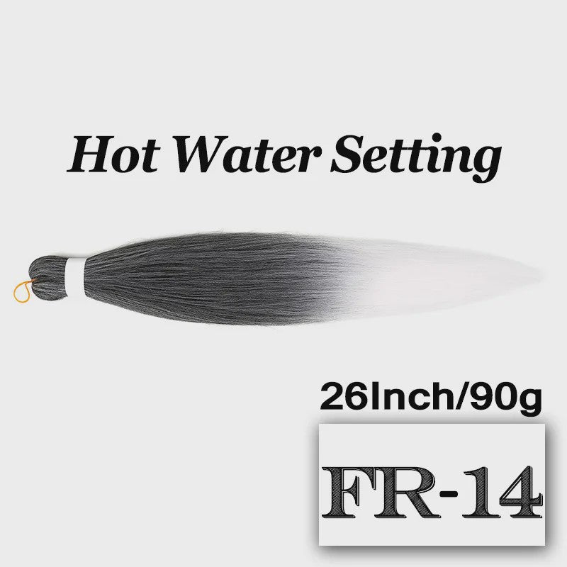 Pre-stretched Braiding Hair 26 Inch - Synthetische Haarverlengingen voor Crochet Braids in Kleuren