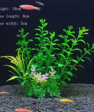 Kunstplanten Aquarium Set - Levendige Decoratie voor Vissenkom en Waterplanten