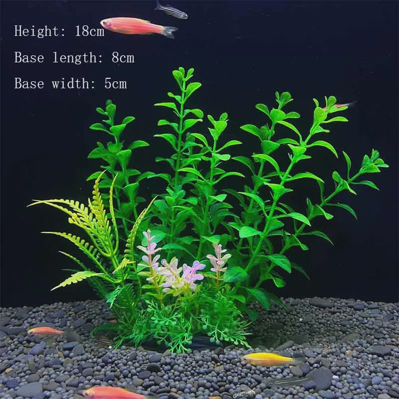 Kunstplanten Aquarium Set - Levendige Decoratie voor Vissenkom en Waterplanten