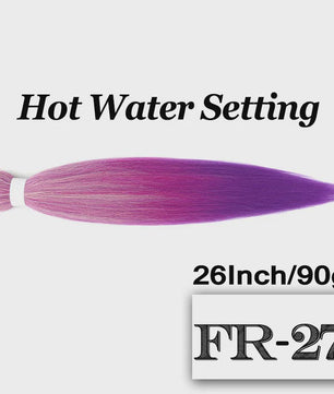 Pre-stretched Braiding Hair 26 Inch - Synthetische Haarverlengingen voor Crochet Braids in Kleuren