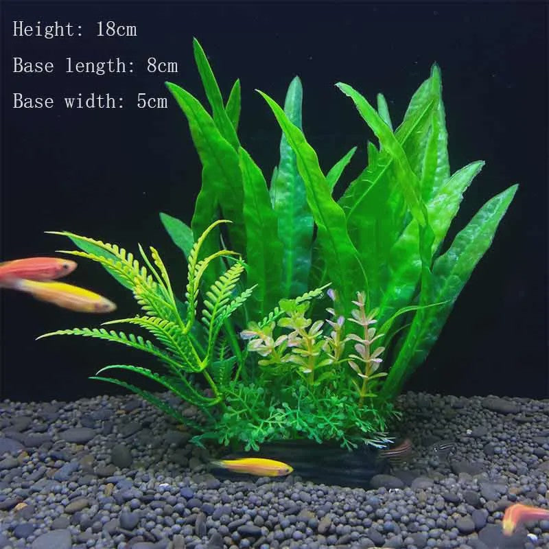 Kunstplanten Aquarium Set - Levendige Decoratie voor Vissenkom en Waterplanten