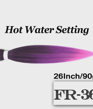 Pre-stretched Braiding Hair 26 Inch - Synthetische Haarverlengingen voor Crochet Braids in Kleuren