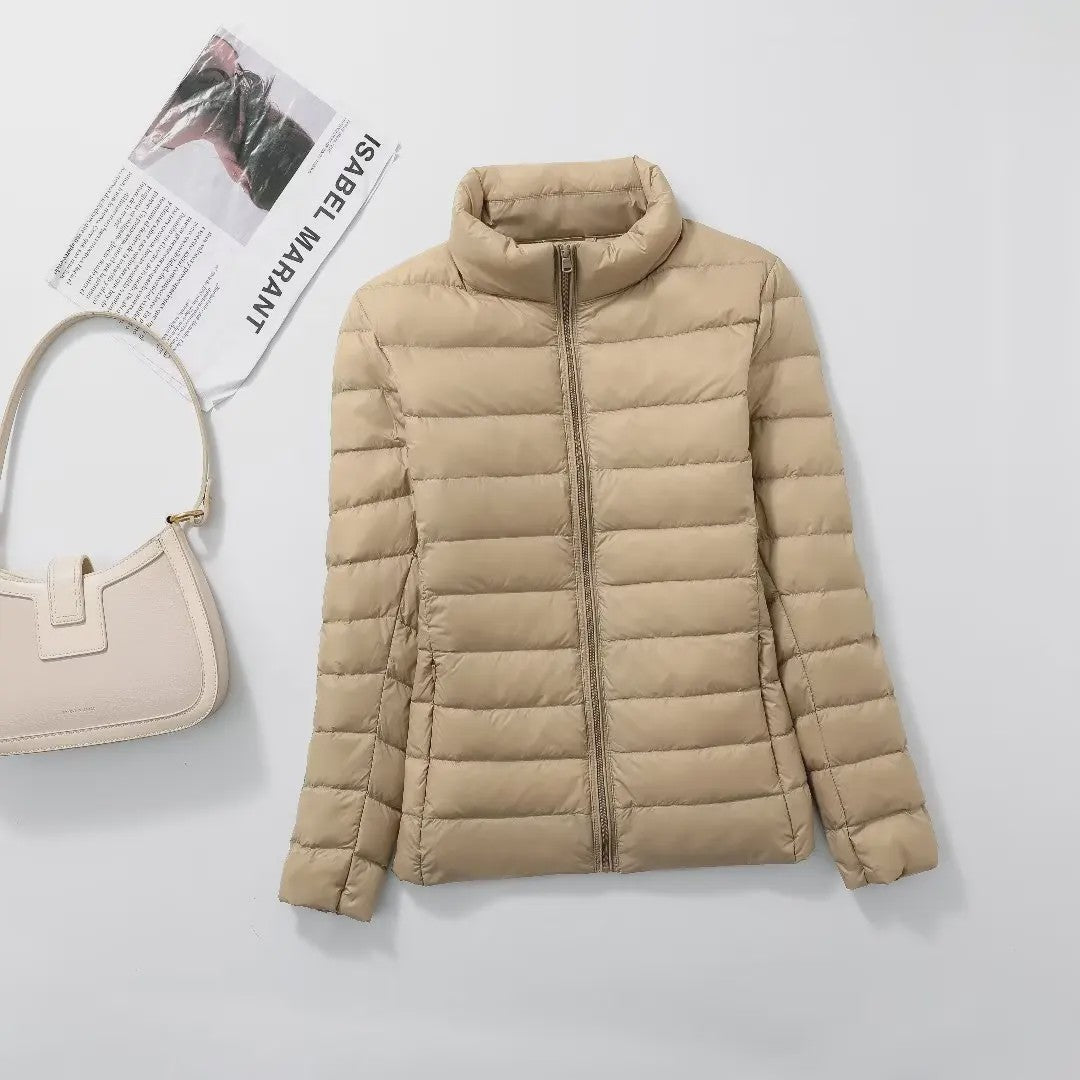Dames Lichtgewicht Donsjack - Kort, Warm & Stijlvol Lente Jack - 15 Kleuren