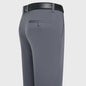 Herfst/Winter Heren Broek: Comfortabele Business Casual Pantalon met Elastische Taille