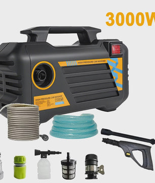 Krachtige Hogedruk Reiniger 3000W - 120 Bar - Zelfaanzuigend - Incl. Schuimspuit