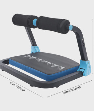 Opvouwbare Abdominal Machine - Multifunctioneel Fitnessapparaat voor Thuis & Kantoor (120kg)