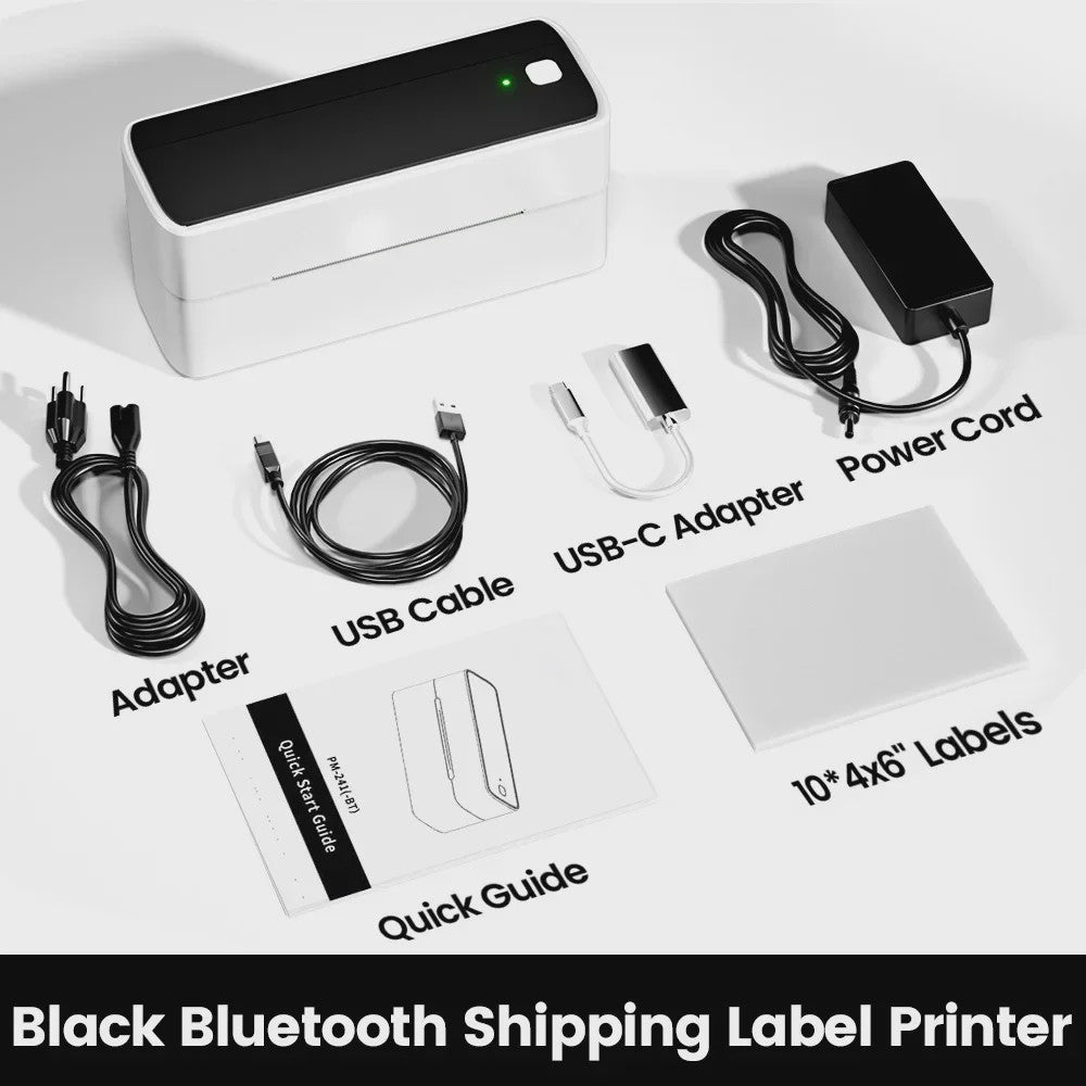 Phomemo PM-241BT Bluetooth Labelprinter - Draadloos Printen voor Verzending & Producten