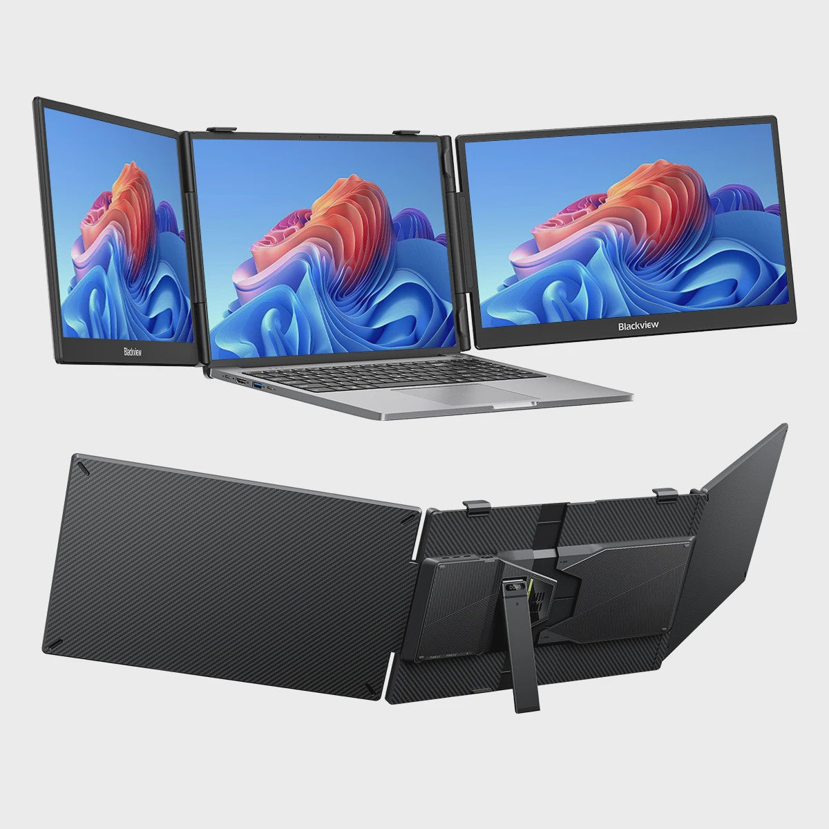 Blackview DCM5 Draagbare Laptop Extender - 14" IPS Dual Screen