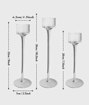 Elegante Glazen Kaarsenhouder voor Drijvende Kaarsen & Theelichtjes - SediaXL
