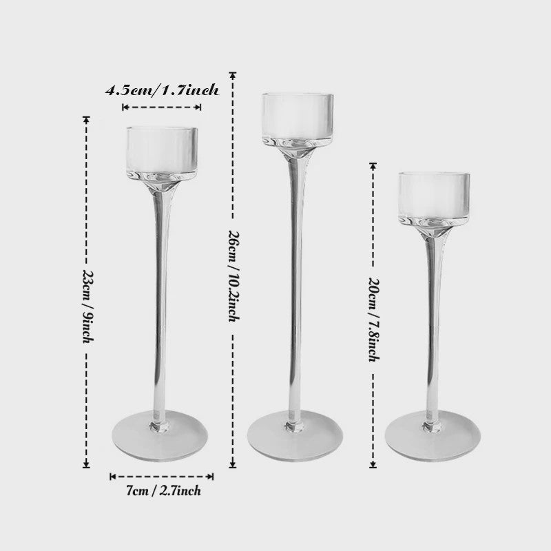 Elegante Glazen Kaarsenhouder voor Drijvende Kaarsen & Theelichtjes - SediaXL