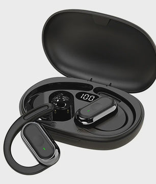 Open-Ear Bluetooth 5.4 Oordopjes met Oorhaak - IPX6 Waterdicht, TWS Draadloos, Hifi Stereo