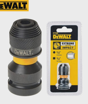 DEWALT DT7508-QZ Adapter 1/4" Hex naar 1/2" Vierkant - Slagvast