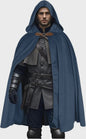 Middeleeuwse Fluwelen Kapmantel - Renaissance Cape met Capuchon voor Halloween en Cosplay