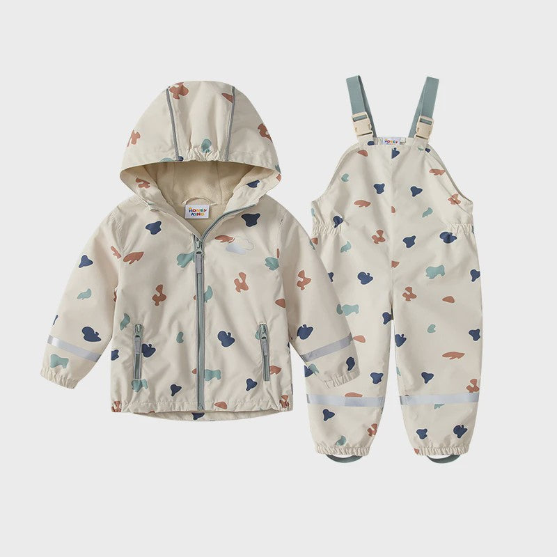 Waterdicht Kinder Regenpak met Overall en Jas - Ideaal voor Buitenspelen