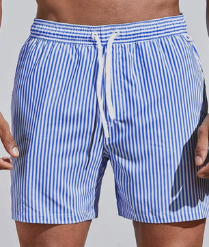 Herenshorts met Verticale Strepen - Zomer Casual Beach & Zwembroek